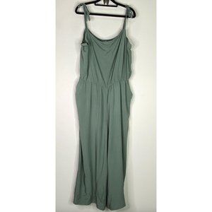 New GAP 2023 Wide-Leg Cami Pocket Jumpsuit Women's Size XXL